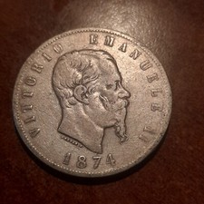 VITTORIO EMANUELE II - 5 Lire