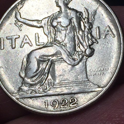 Moneta buono 1 lira 1922 - lira,