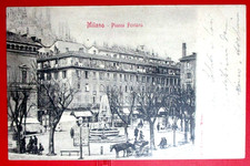 Milano (MI) Piazza Fontana viaggiata primi 900
