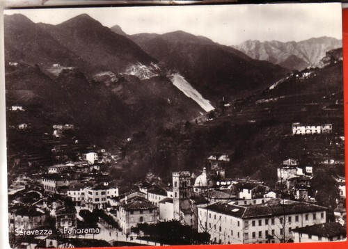 Cartolina seravezza b n - , b/n