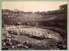 Crupi friend Von Gloeden Taormina Greek Theater Original vintage phot 1890c L991