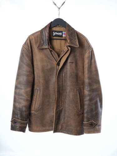 Schott cappotto pelle giacca