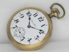 ANTICO OROLOGIO DA TASCA ANNI 18 HAMILTON 17 JEWEL GRADO 924 ORO 14K RIEMPITO, FUNZIONANTE!