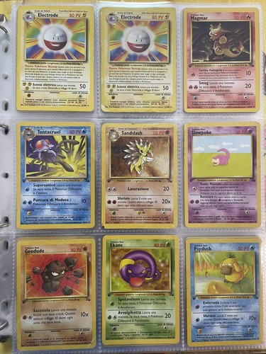 Lotto carte pokemon vintage - lotto,