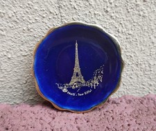 LIMOGES Ceramic Saucer Blue