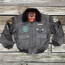 Giacca di pelle aviatore