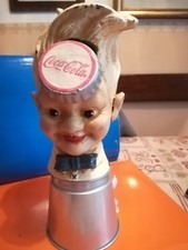 SALVADANAIO COCA-COLA TESTA DI SPRITE  IN GHISA