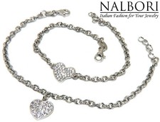bracciale argento 925 cuore