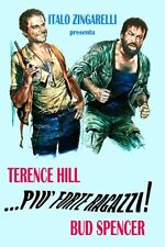 Poster Manifesto Locandina Cinema Stampa Vintage Film Bud Spencer Terence Hill