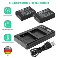 2x batteria LP-E12 + doppio