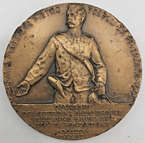 Medaglia centenario pietro - medaglia,
