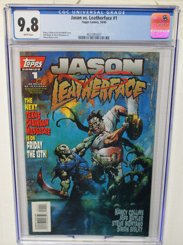 Jason leatherface 1 cgc - leatherface, #1