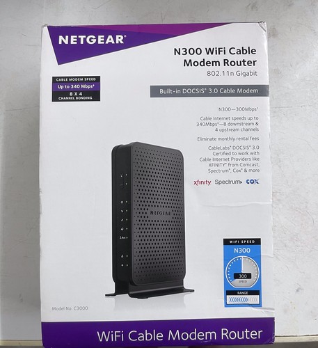 Netgear n300 router - modem, via