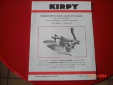 ANCIEN    PROSPECTUS    PUBLICITAIRE  CHARRUES   SIMPLES  KIRPY