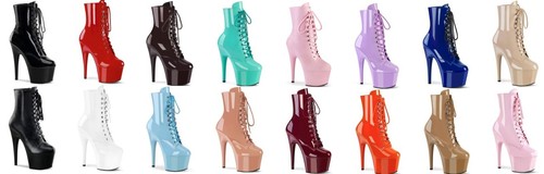 Stivaletti stringati pleaser - stivaletti,
