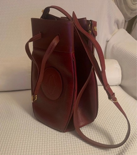 Borsa secchiello pelle - in,