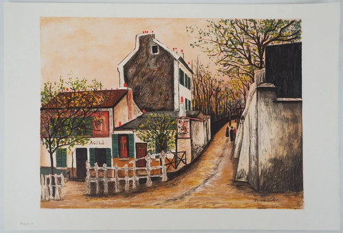 Maurice utrillo le - le, lapin