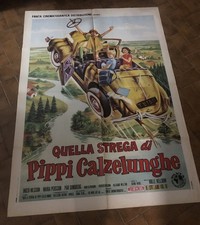 Manifesto  Cinema Originale (1mt X 1,40) Quella Strega Di Pippi calzelunghe