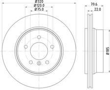 2x Mintex Discs Rear fits BMW