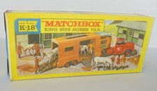 Repro Box Matchbox King Size K-18 Furgone per cavalli