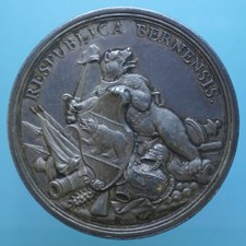 SVIZZERA BERNA MEDAGLIA FONDAZIONE CITTA' DI BERNA ARGENTO SILVER qFDC CURRENCY