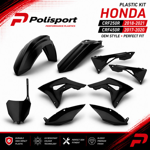 Kit plastica oem honda crf250r - kit,