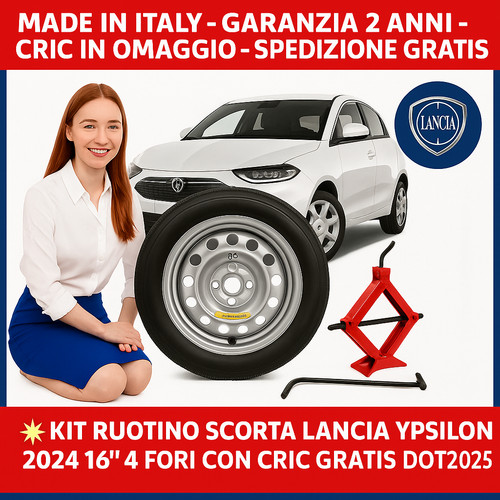 Kit ruotino scorta lancia - 💥kit,