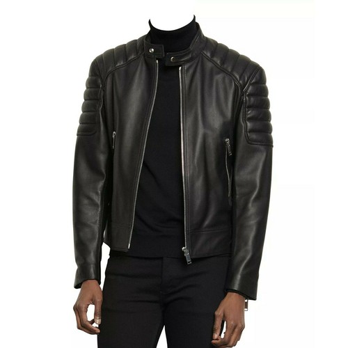 Giacca pelle uomo motociclista
