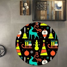 Slitta 3D Regalo C81 Gioco di Natale Tappeto Antiscivolo Tappeto Zoe
