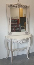 Consolle / Specchiera ingresso vintage con Specchio - Nuova - Lav. Artigianale