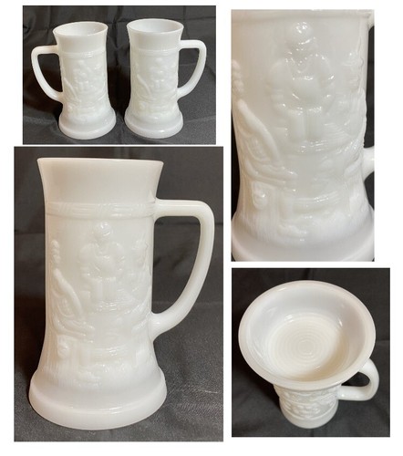 Vintage federal milk glass - vintage,