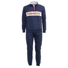 Pigiama Tuta uomo F.C. Torino ufficiale invernale Felpa di cotone Navy U787