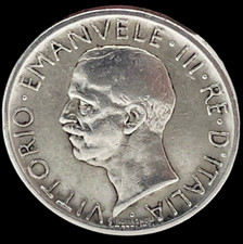 5 lire 1927 in argento