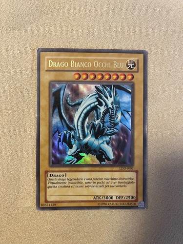 Drago bianco occhi blu - bianco,