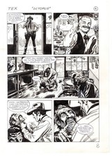 Tex - La banda dei serpenti - p.8 - Ernesto Seijas - Tavola Originale  - 2016