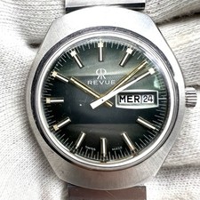 Orologio vintage REVUE Automatic uomo SWISS con  bracciale CAL. MSR S77 / 28