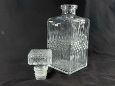 Decanter vintage quadrato in