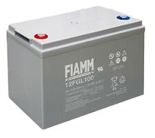 Batteria FIAMM 100ah agm 12FGL100 12V gel Ricaricabile Fotovoltaico Camper Barca