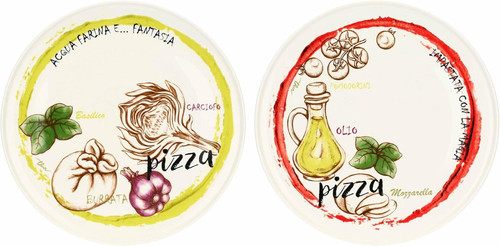 Set piatti pizza acqua - -,