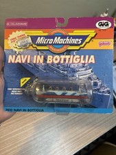 Micro Machines Navi In Bottiglia Serie 1990 GIG GIOCHI Nuovo Giocattoli Vintage