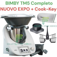 BIMBY TM5 NUOVO EXPO + COOK-KEY WIFI VORWERK COMPLETO VAROMA 24 MESI GARANZIA