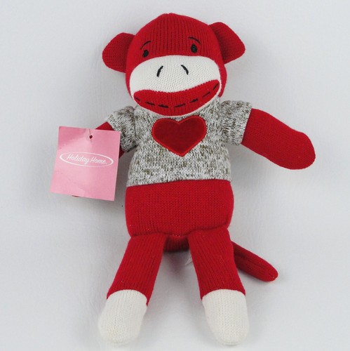 Calzino scimmia peluche - scimmia,