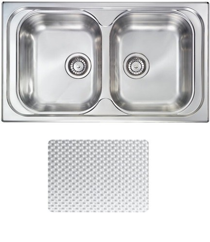Lavello inox antigraffio 86 - lavello,