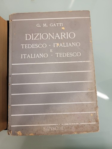 Dizionario tedesco italiano - tedesco,
