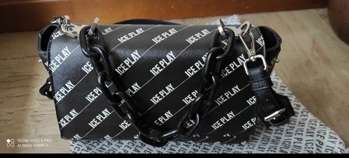 Borsa tracolla con logo