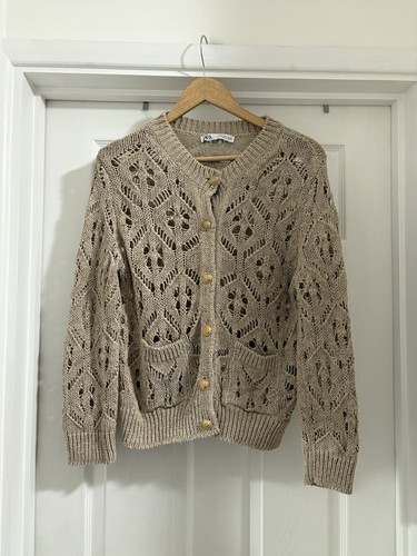 Cardigan donna zara - donna, beige