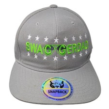 Cappellino Swag Gerdad Snapback grigio taglia unica regolabile ricamato copricapo lusso
