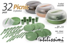 Set stoviglie picnic campeggio - set,