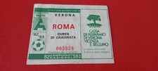 BIGLIETTO VERONA ROMA 1982/83