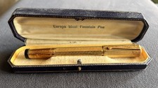 Penna Stilografica  Europa Ideal Laminata Oro 750 Primi 900